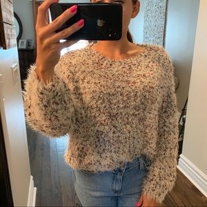 Cozy cropped sweater size SMALL